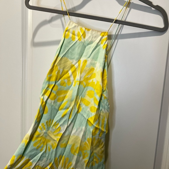 Zara Sun Pattern Mini Dress Size Medium - Picture 3 of 11